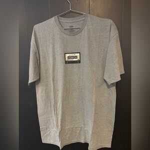 Vans Gray Short-Sleeve Tee with Cassette Chest Graphic